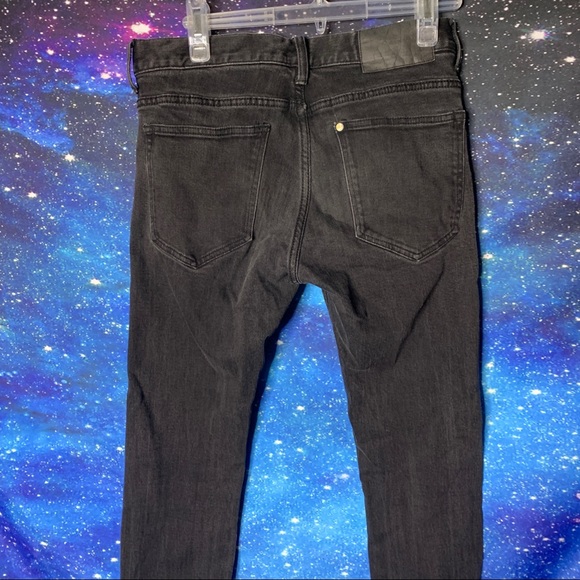 H&M- Slim Low Waist Off Black Jeans size 29 - Picture 6 of 12